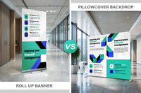 Roll-Up Banners vs Media Walls Backdrop