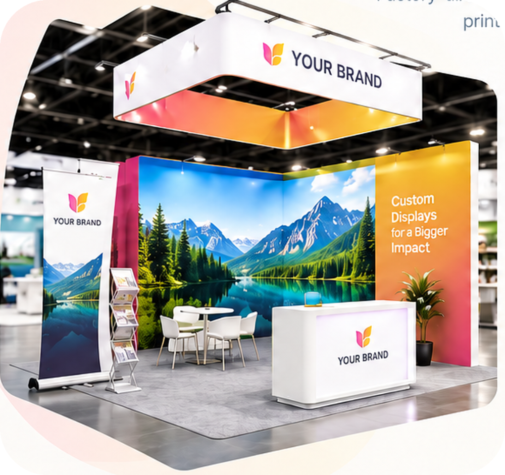 RecycleDisplay custom trade show booth
