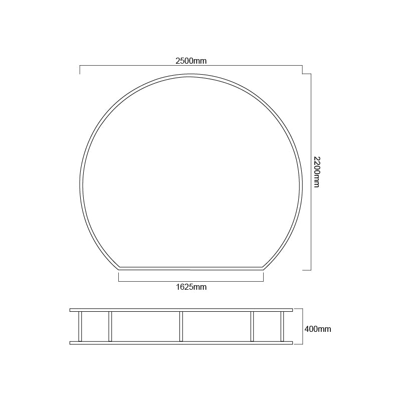 3D MOON Tension Fabric Media Wall_4_recycle displays
