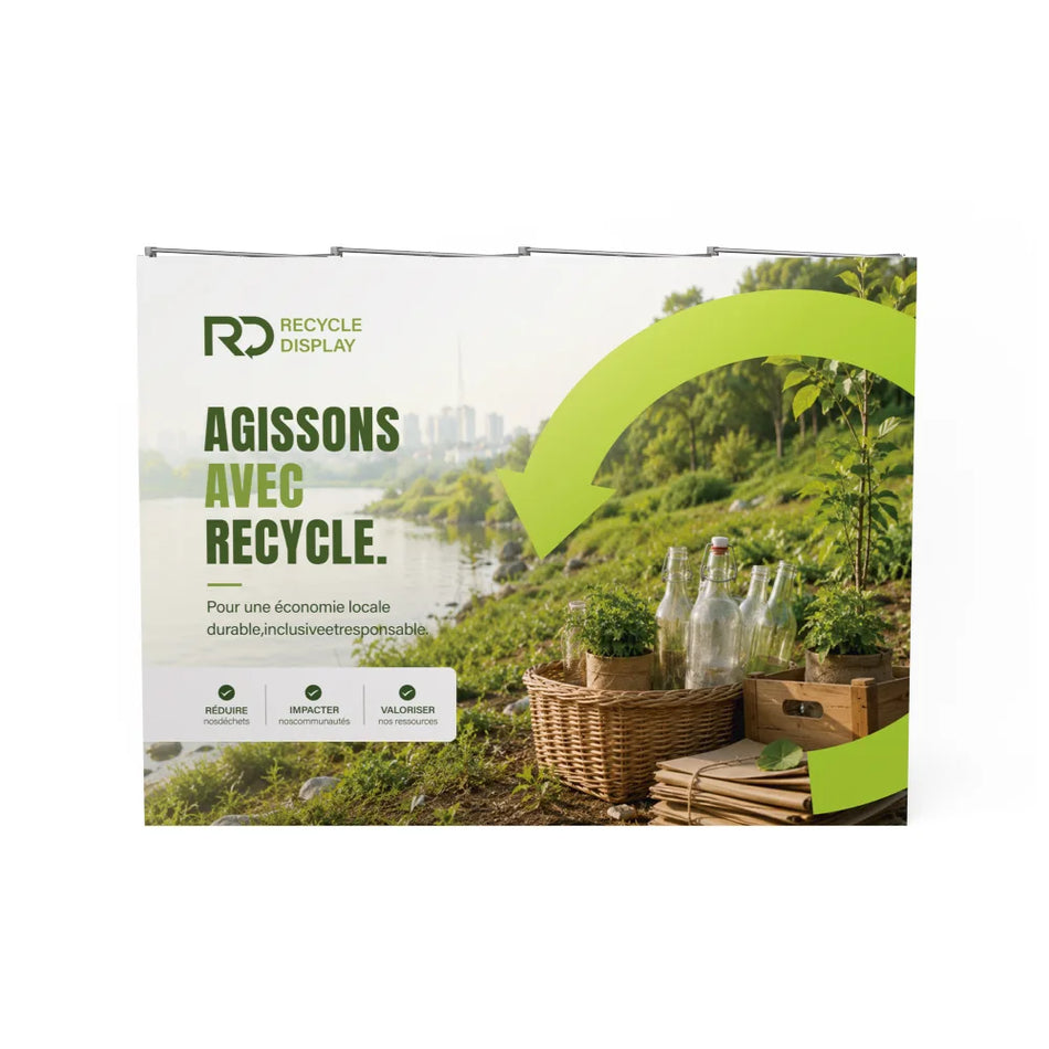 Fabric Pop Up Straight Display