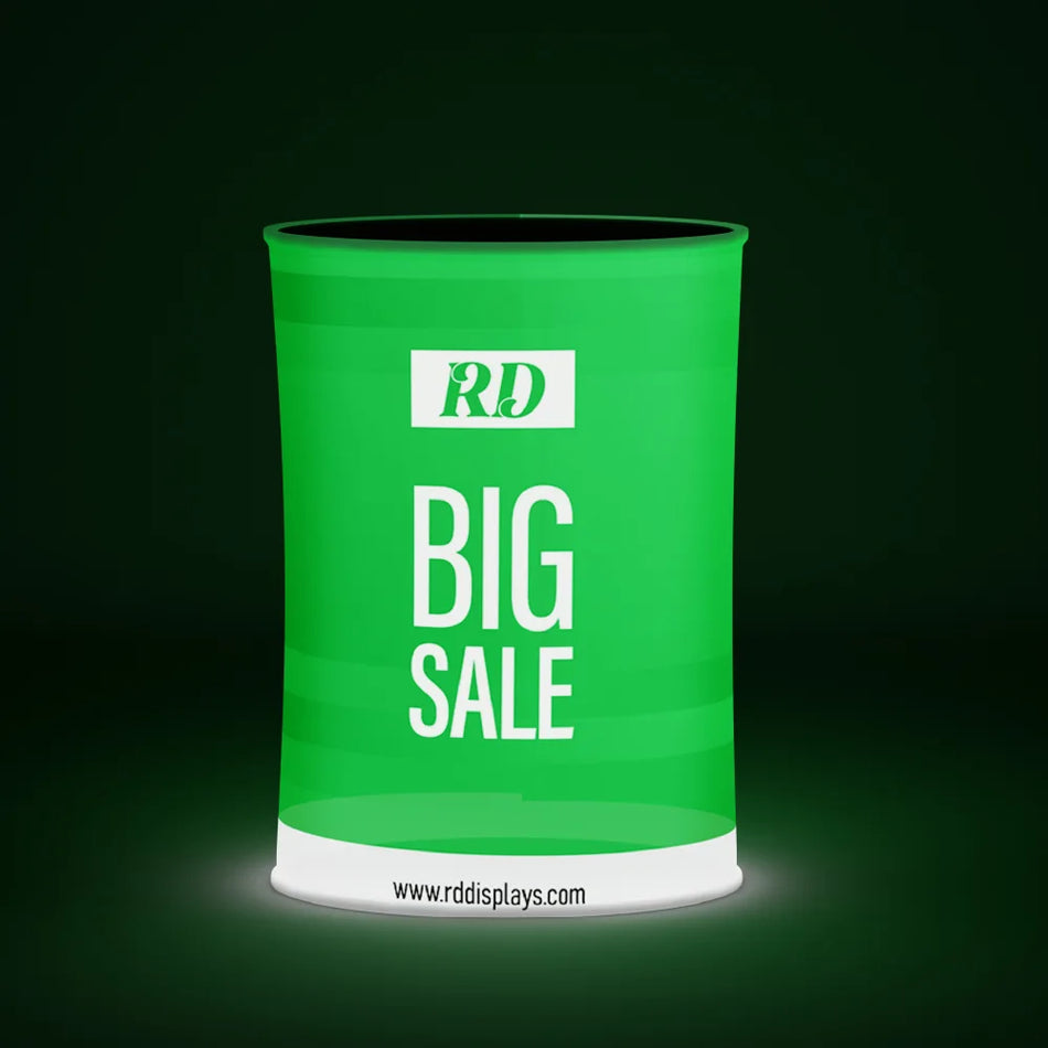 Oval Spring Up Display Counter Frame S
