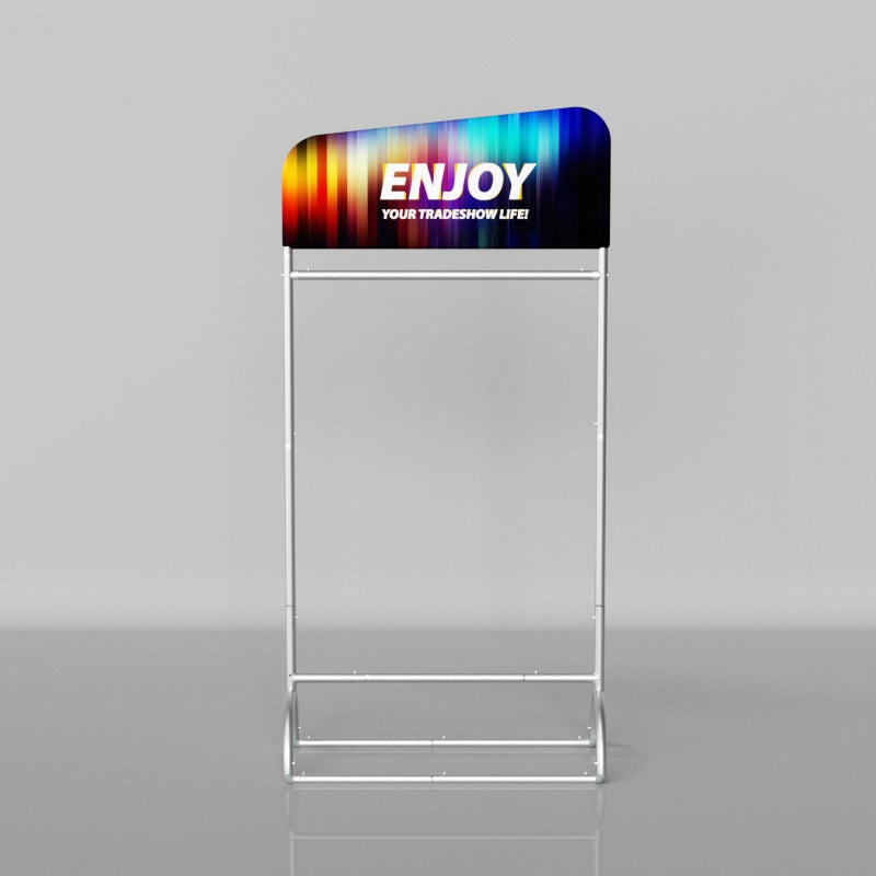 Slope Fabric Banner Stand with Hanging Rail_1_recycle displays